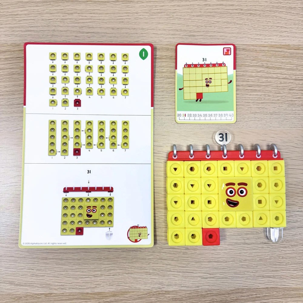 Learning Resources Numberblocks MathLink Cubes 31-40