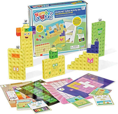 Learning Resources Numberblocks MathLink Cubes 31-40