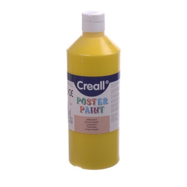 Creall 500Ml Bottle Poster Paint - Yellow