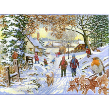 Snowy Walk - BIG 500 Piece Jigsaw Puzzle