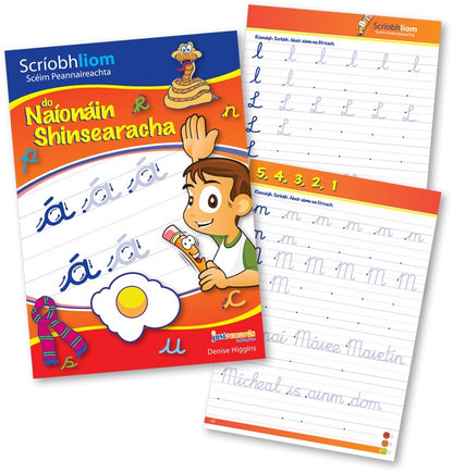 Scriobh Liom do Naionain Shinsearacha (Book & Practice Copy Set)