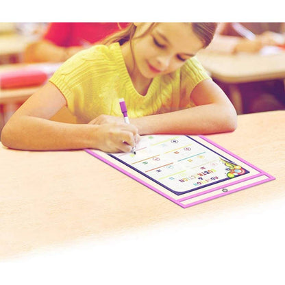 CleverCo A4+ Drywipe Reusable Wipe-Clean Pockets (Pack of 10)