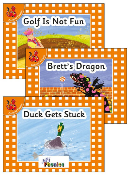 Jolly Phonics Decodable Readers Level 0 (Orange Level) Set 3 (pack of 3)