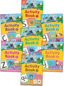 Jolly Phonics Activity Books 1-7