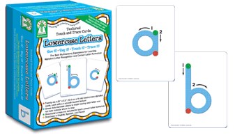 Textured Touch and Trace Letter Cards: Lowercase