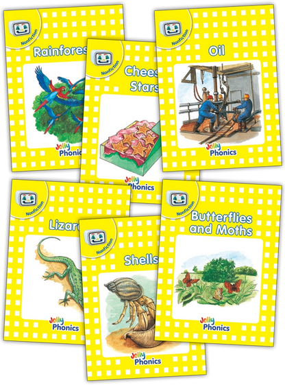 Jolly Phonics Decodable Readers Level 2 (Yellow Level) General Fiction