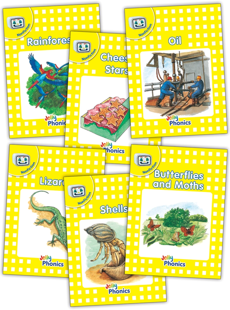 Jolly Phonics Decodable Readers Level 2 (Yellow Level) Nonfiction
