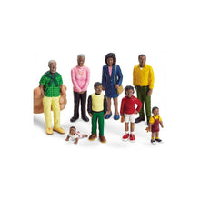 **Lakeshore Learning Block Play People Family With Black Skin (Set Of 8)