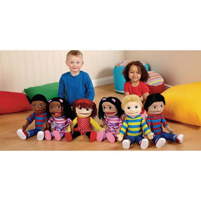 **Giant Multicultural Hand Puppets - Brown Girl