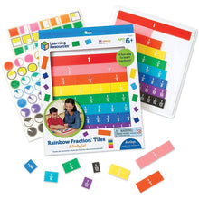 Learning Resources Rainbow Fraction® Tiles With Tray