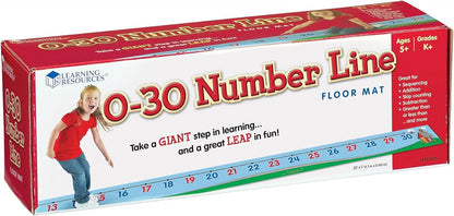 Learning Resources Number Line Floor Mat 0 - 30