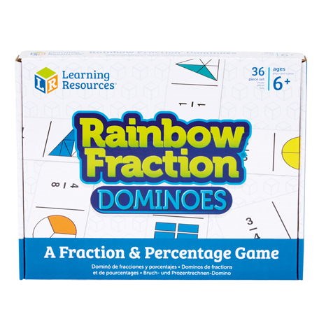 Learning Resources Rainbow Fraction Dominoes