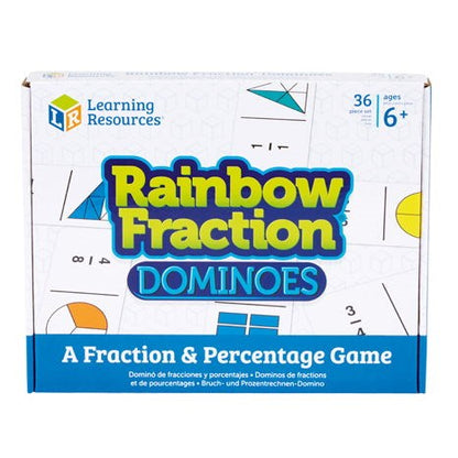 Learning Resources Rainbow Fraction Dominoes