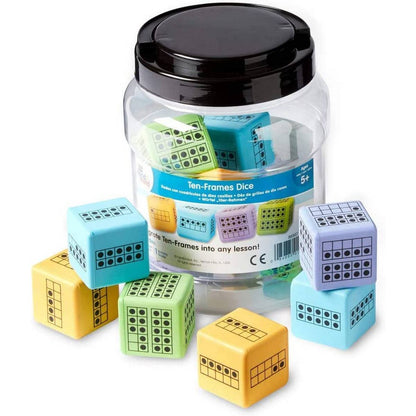 Learning Resources Ten Frames Dice Game