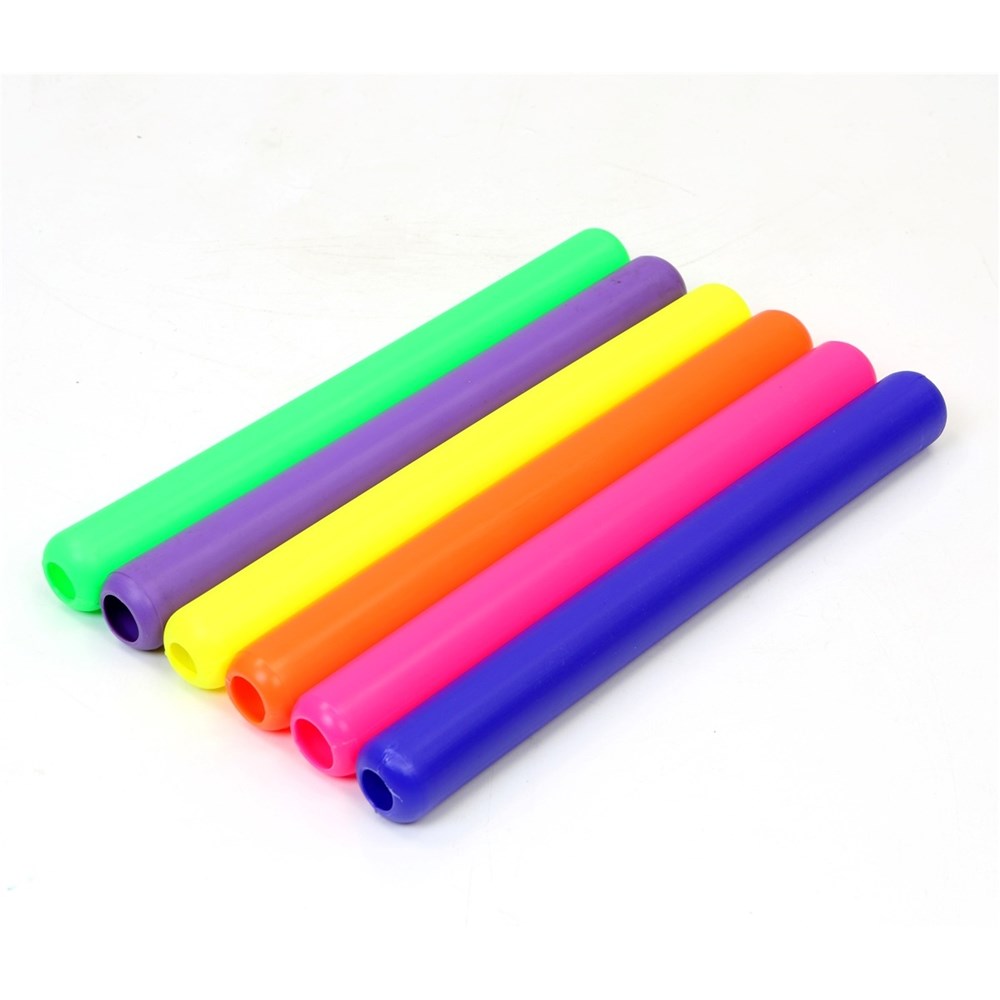 Megaform Junior Relay Batons - Set of 6 Colours