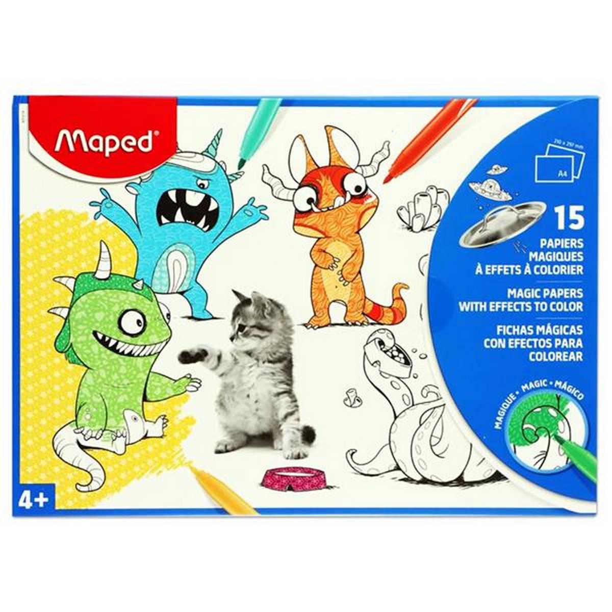 ** A4 Sheets Magic Colouring Paper