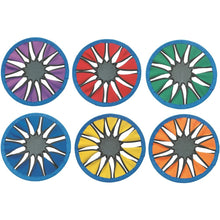 Spordas Set Of 6 Color Twist Frisbees