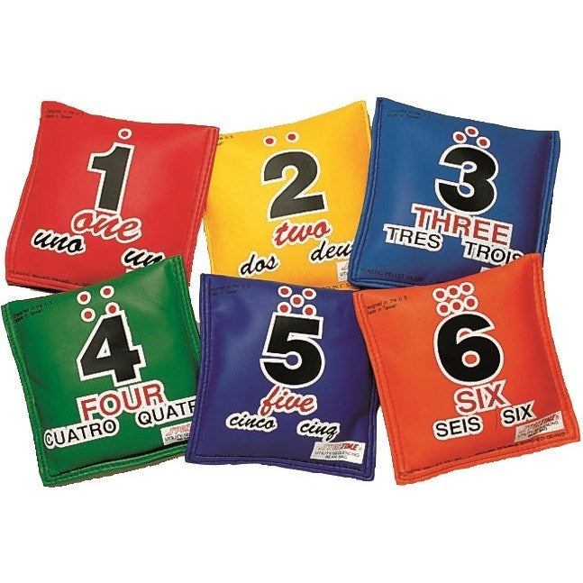 Spordas Utility Sequencing Beanbags Set Of 6 Colours
