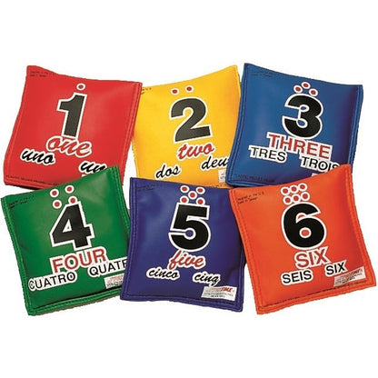 Spordas Utility Sequencing Beanbags Set Of 6 Colours