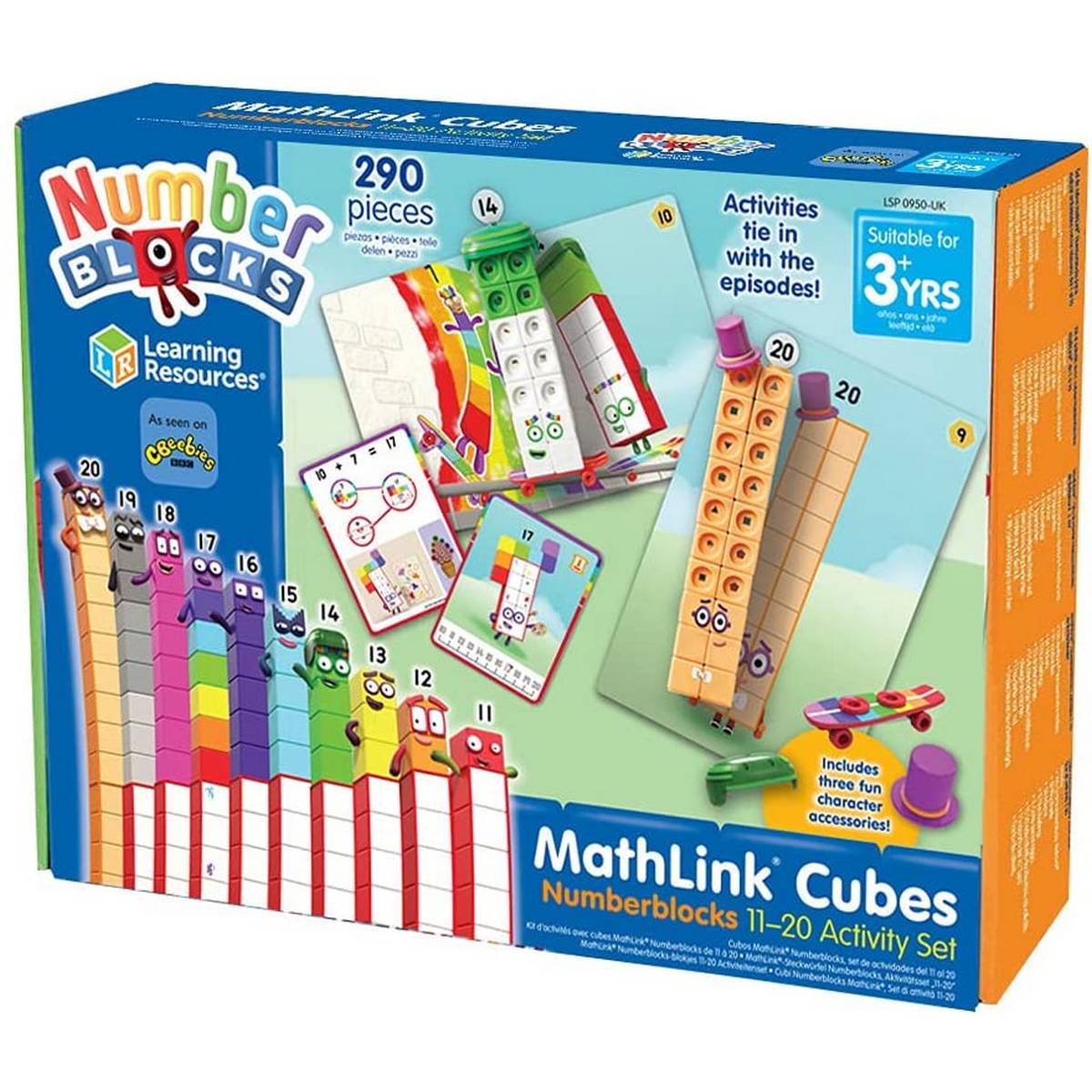 MathLink® Cubes Numberblocks® 11-20 Activity Set