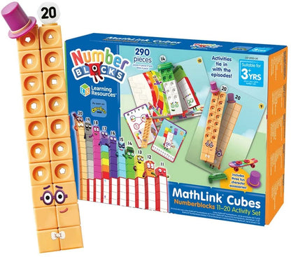 MathLink® Cubes Numberblocks® 11-20 Activity Set