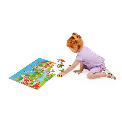 Nursery Rhyme Floor Puzzle 48pc