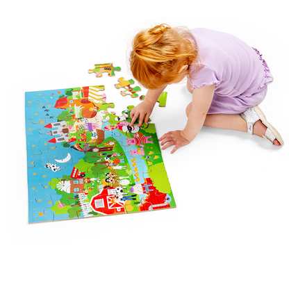 Nursery Rhyme Floor Puzzle 48pc
