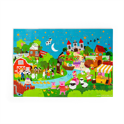 Nursery Rhyme Floor Puzzle 48pc