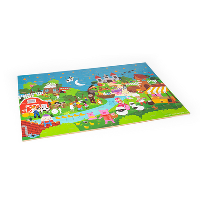 Nursery Rhyme Floor Puzzle 48pc