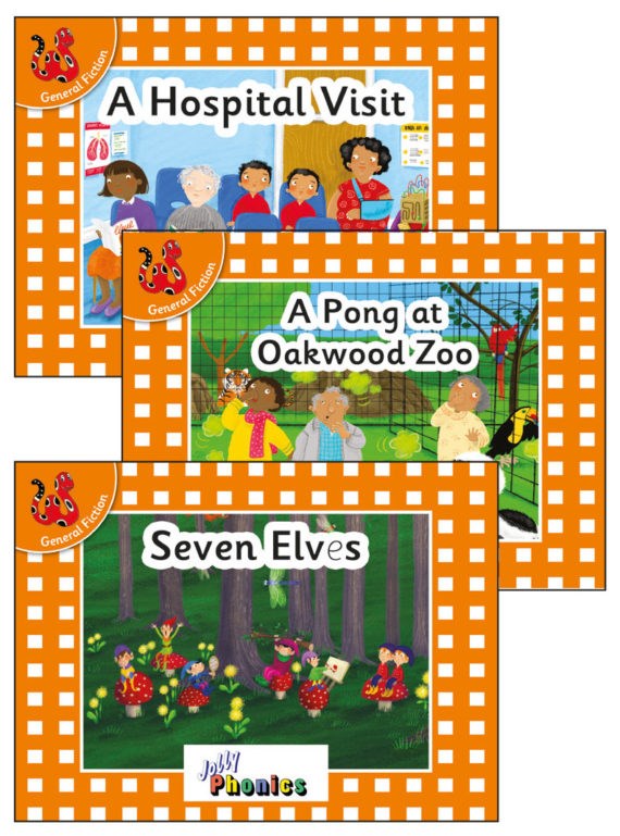 Jolly Phonics Orange Level Readers Set 5