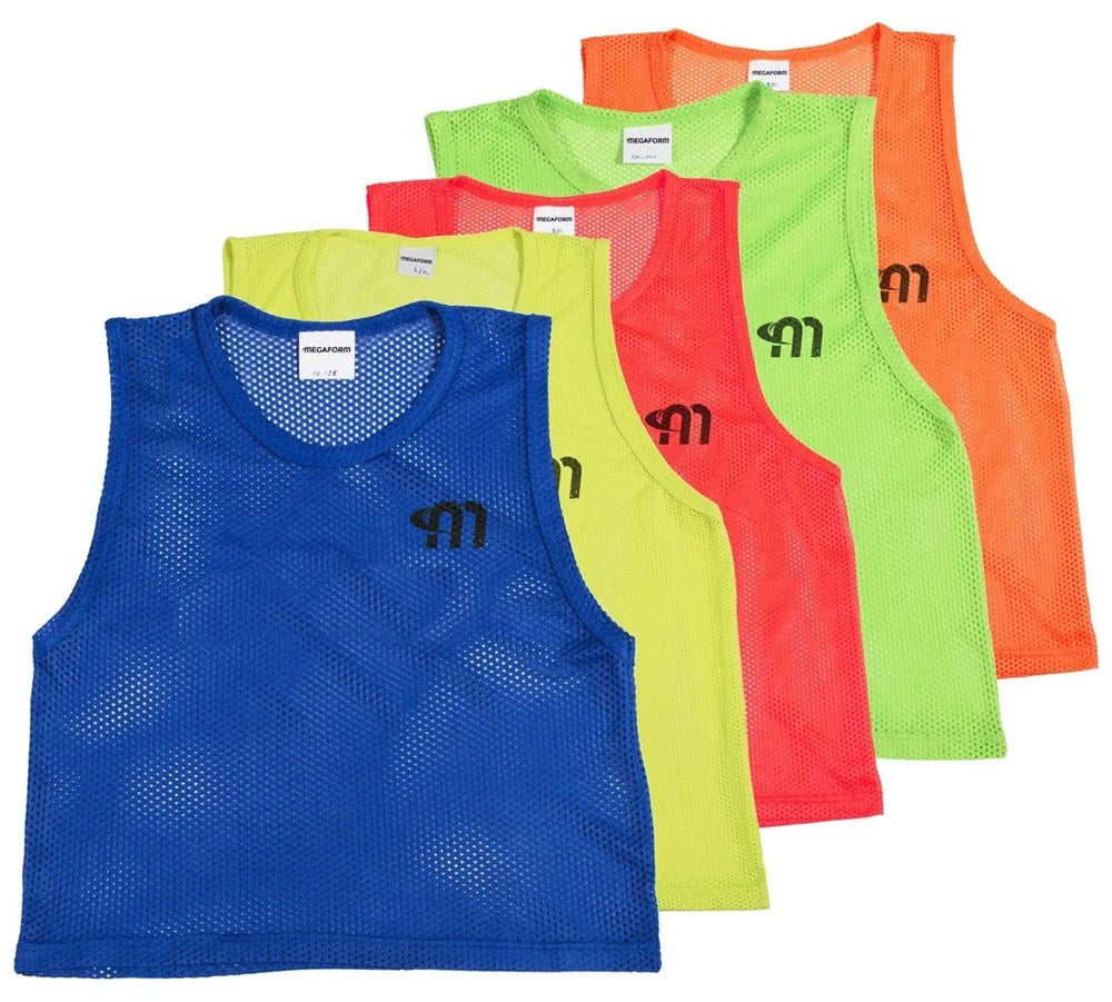 Megaform Training Vest 122-128cm - Red (Pack of 10)