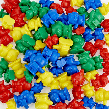 Teddy Bear Rucksack Counters - Pack of 80