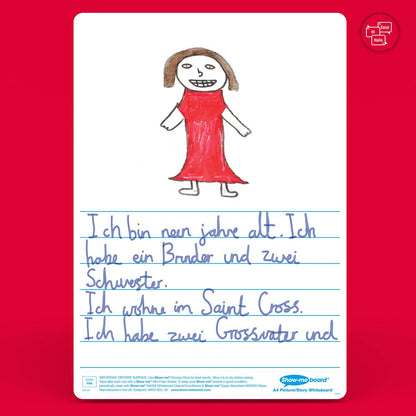 Picture Story Drywipe Boards, Pens and Erasers (10 of each)