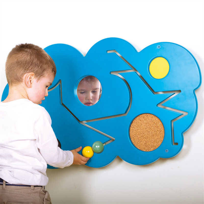 Pre Writing & Tactile Cloud Wall Panel