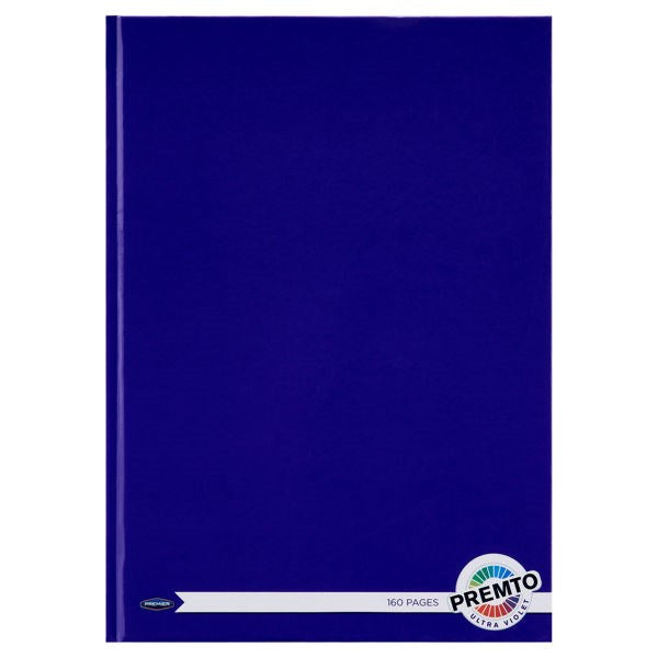 ** *A4 160pg Asst Hardcover Notebooks Pack of 3 Asstd