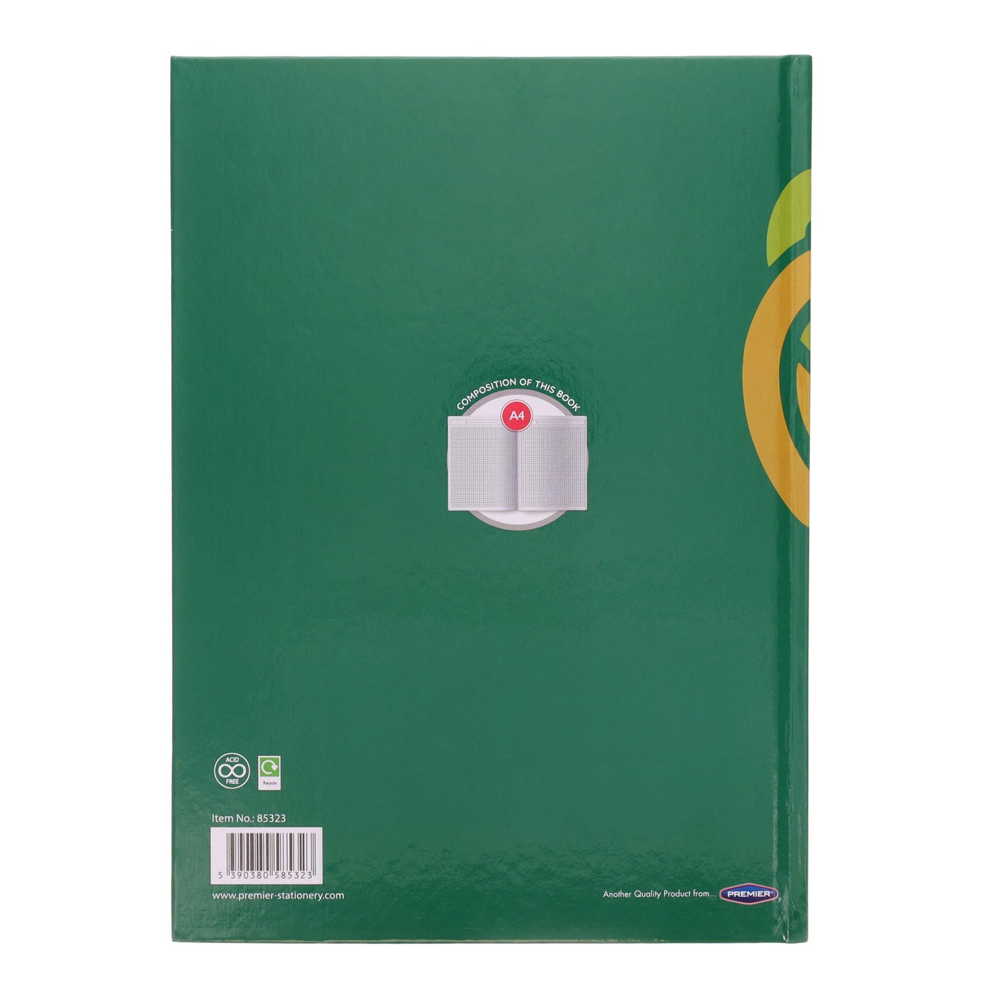 Ormond A4 128 Page 5mm Sq Hardcover Project Maths Copy