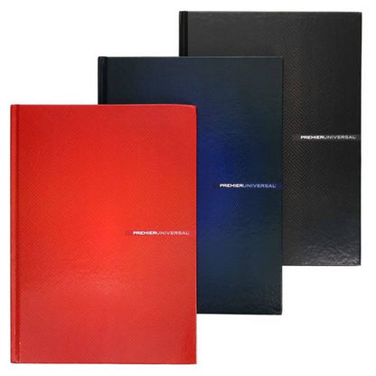 ** A4 160pg Hardcover Notebooks Pack of 3 (Bold)