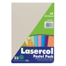 Lasercol A4 Activity Paper Assorted Pastel Colours (Pack Of 100 Sheets)