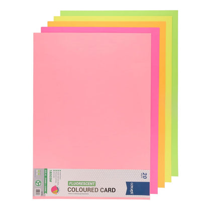 Concept A2 180gsm Card - Fluorescent