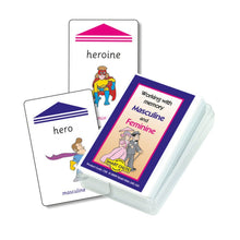 Masculine/Feminine Chute Cards
