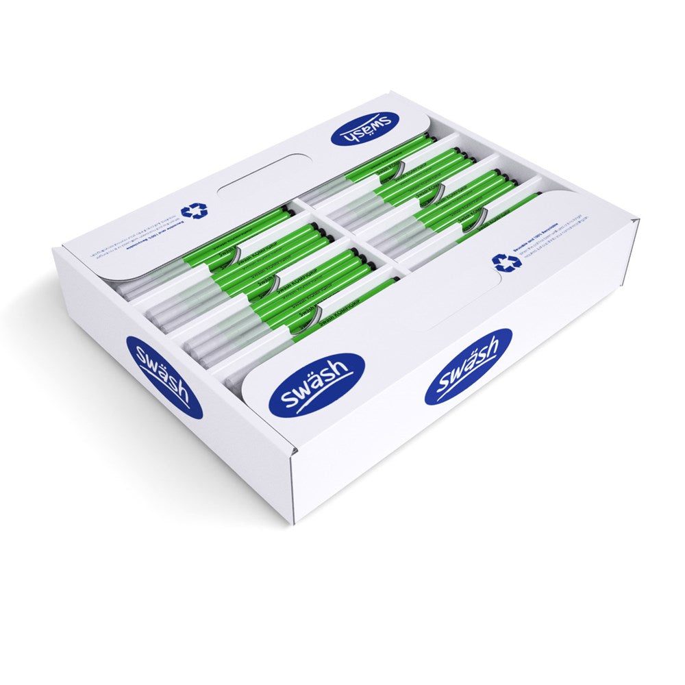 Swash Komfigrip Black Handwriting Pens Classtray of 300