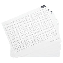 A4 2cm Grid Whiteboards Pack of 10