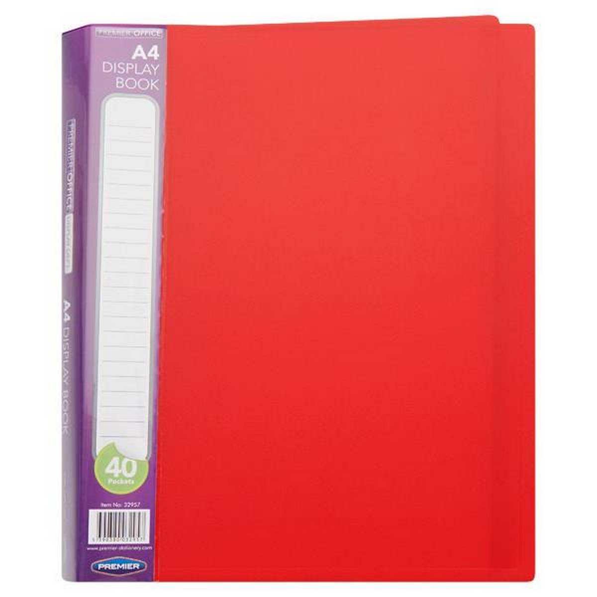Premier Office A4 40 Pocket Display Book