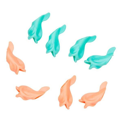 **Ergonomic Pencil Grips – Dolphin Set of 8