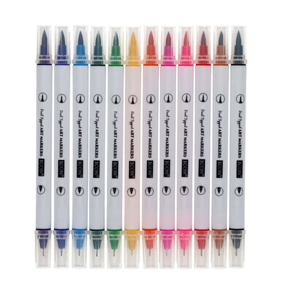 Icon Dual Tipped Art Markers - Pack of 12