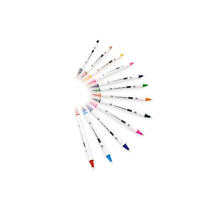 Icon Dual Tipped Art Markers - Pack of 12