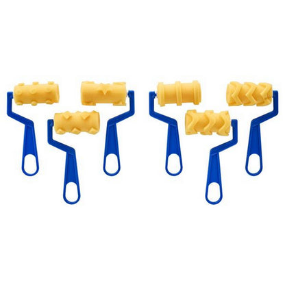 Patterned Paint Rollers Set of 6