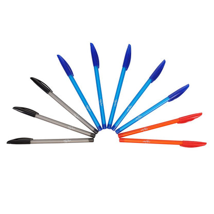 ProScribe Ballpoint Pens Assorted Pack of 10