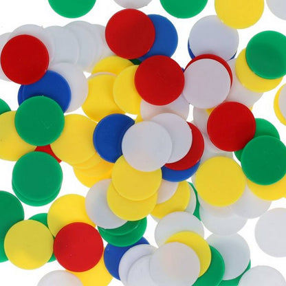 Clever Kidz Plastic Counters - 22Mm - Pack Of 500
