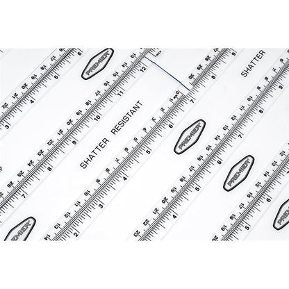Ormond Shatterproof 30cm Clear Ruler